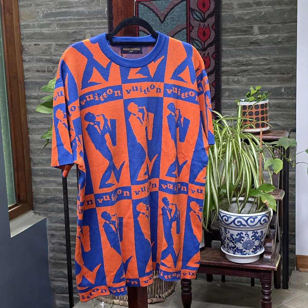 MADE IN ITALY LV Jazz Flyers Short-Sleeved Knitwear [100% Organic Cotton]